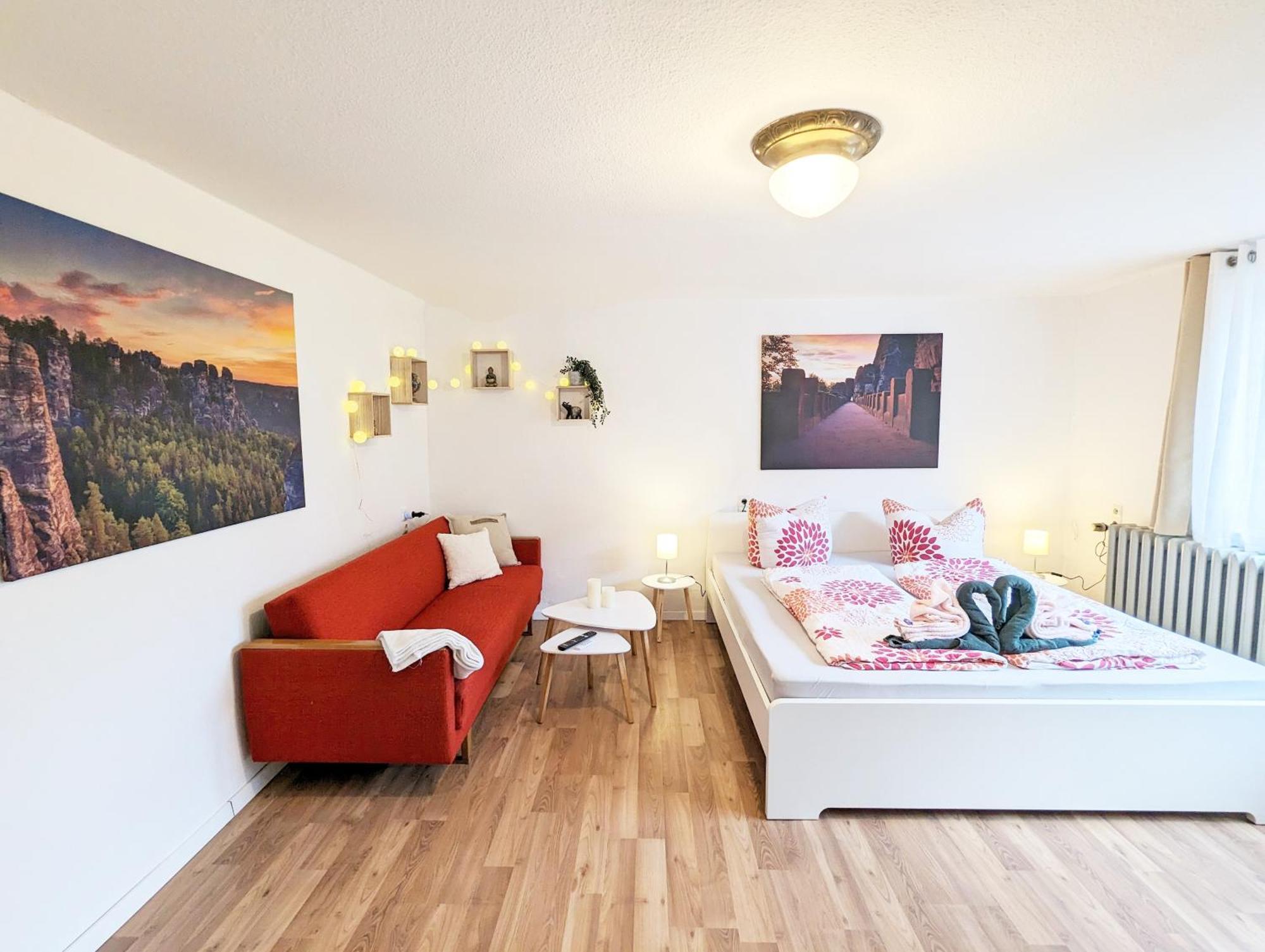 L1 - Urlaubsmagie - Wohnung Fuer 3P Am Wanderweg Sebnitz Eksteriør billede