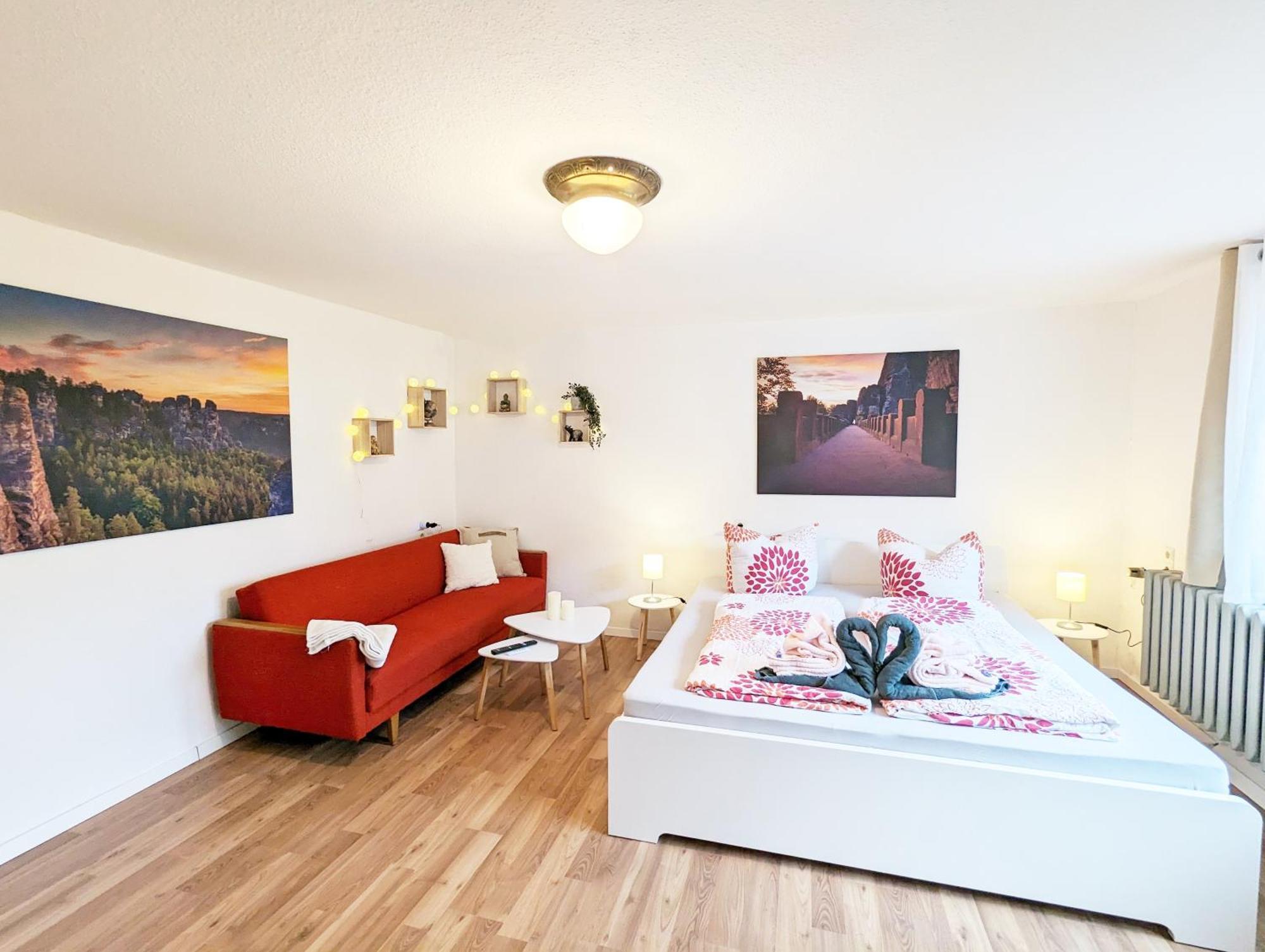 L1 - Urlaubsmagie - Wohnung Fuer 3P Am Wanderweg Sebnitz Eksteriør billede